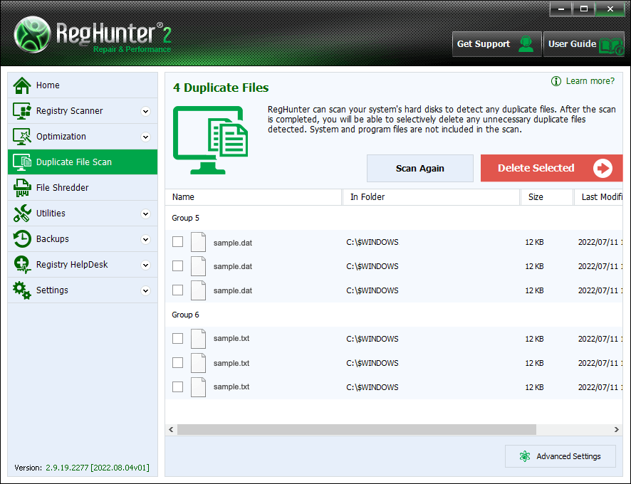 Reghunter RegHunter - Remove Spyware & Malware with SpyHunter - EnigmaSoft Ltd